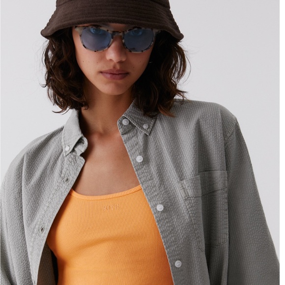 Brand New Kith Seersucker Button Up - Picture 2 of 2